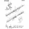 Ryobi BPD1200 Spare Parts List Type: 1000017496